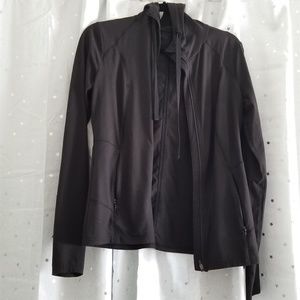 Forever 21 Active Hooded Lite Zip Front Jacket